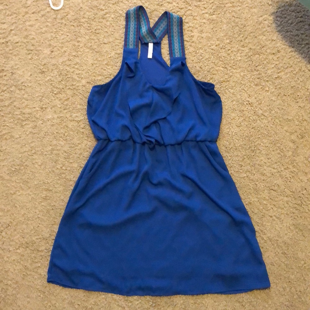 Blue dress